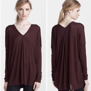 Vince Long Sleeve Knit V-Neck Top sz XS